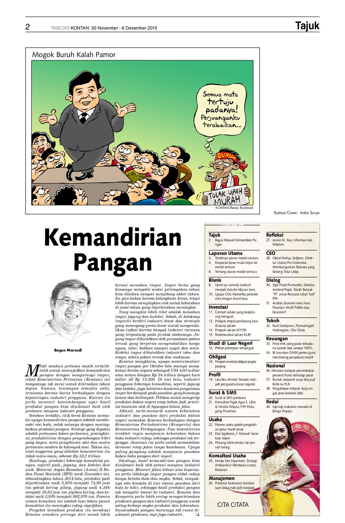 Majalah Digital Kontan ED 10 Desember 2015 · 3