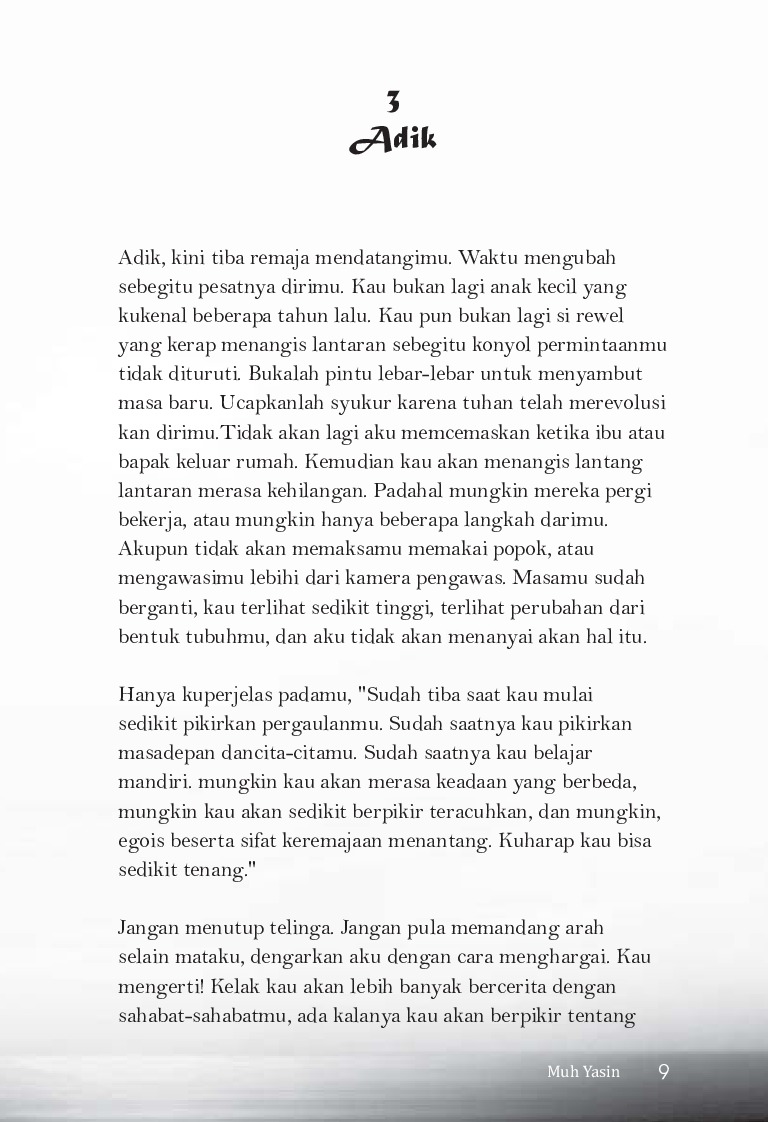 Jual Buku Dalam Diam Ada Rasa Yang Tidak Diam Oleh Muhamad Yasin