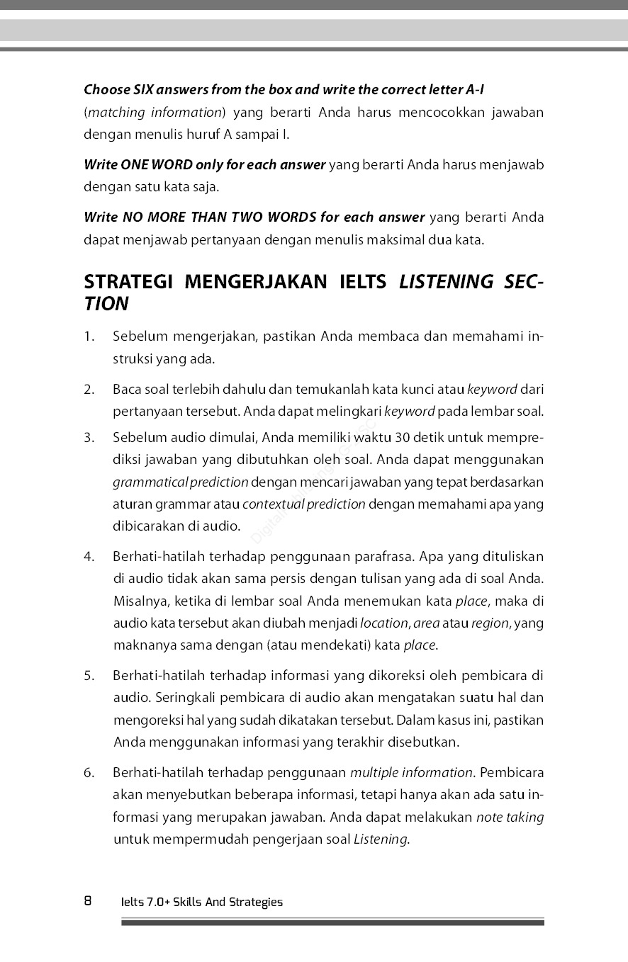 Ielts 7 0 Skills And Strategies Book By Rosyid Anwar Gramedia Digital