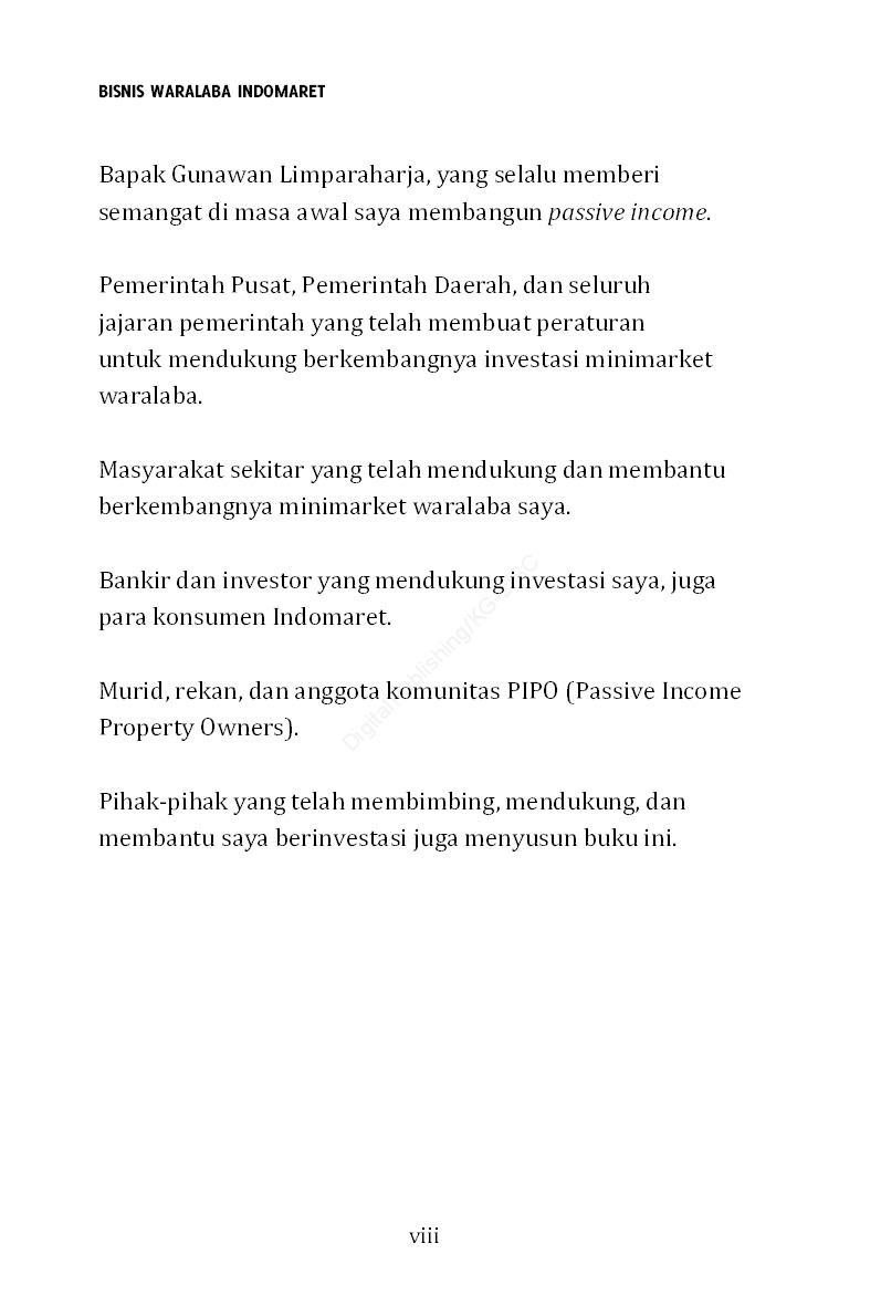 Jual Buku Bisnis Waralaba Indomaret 7 Langkah Cerdas Menjadi Investor Minimarket Oleh Pipo Hargiyanto Gramedia Digital Indonesia