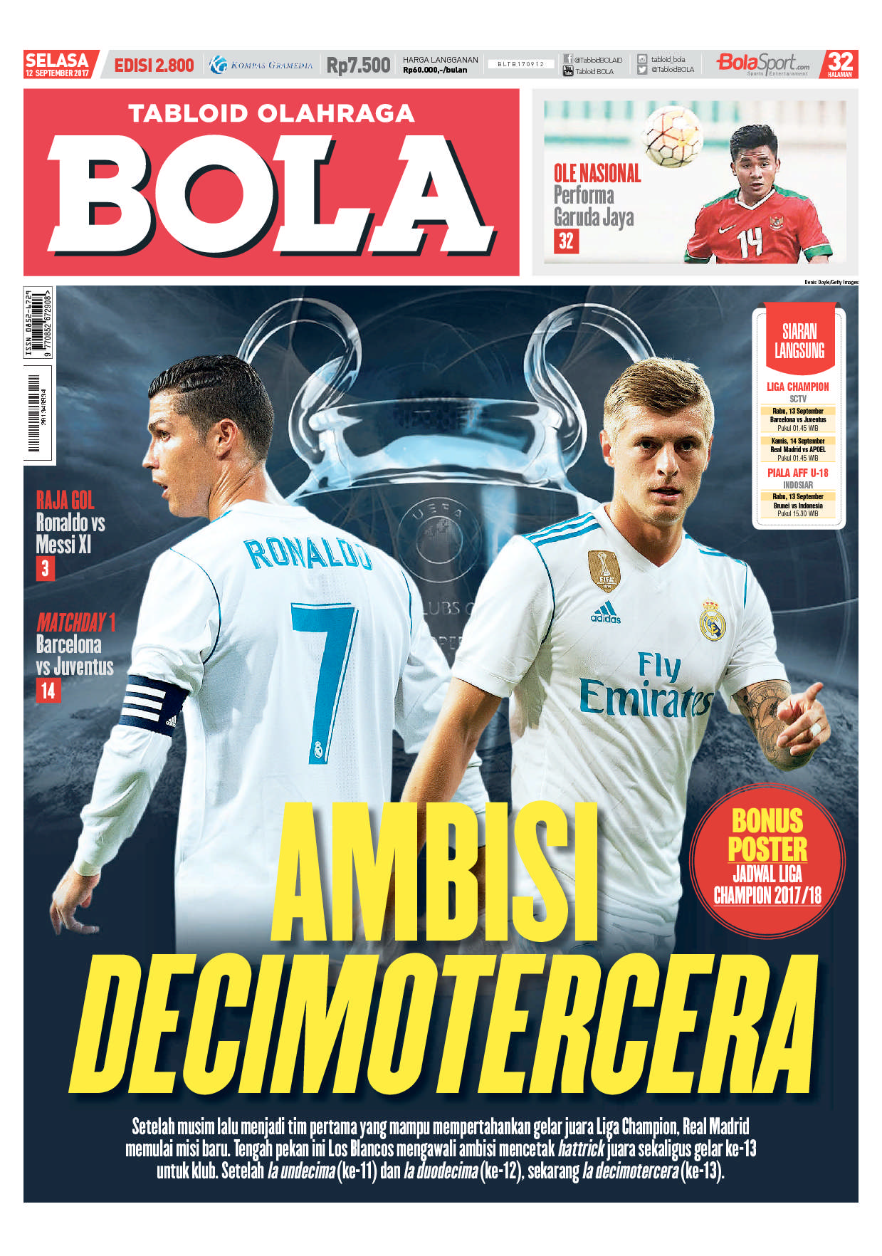 Koran Bola Sabtu Newspaper 30 January 2016 - Gramedia Digital