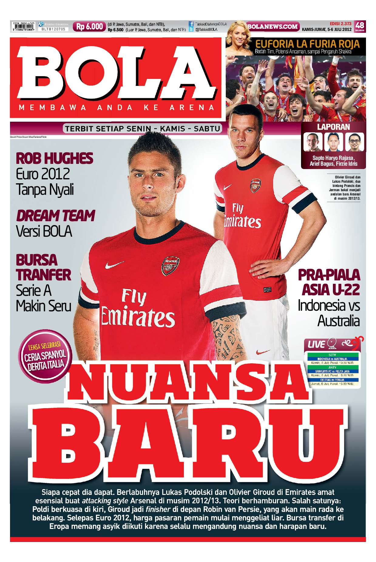 Jual Majalah Tabloid Bola ED 2742 Februari 2017 - Gramedia ...