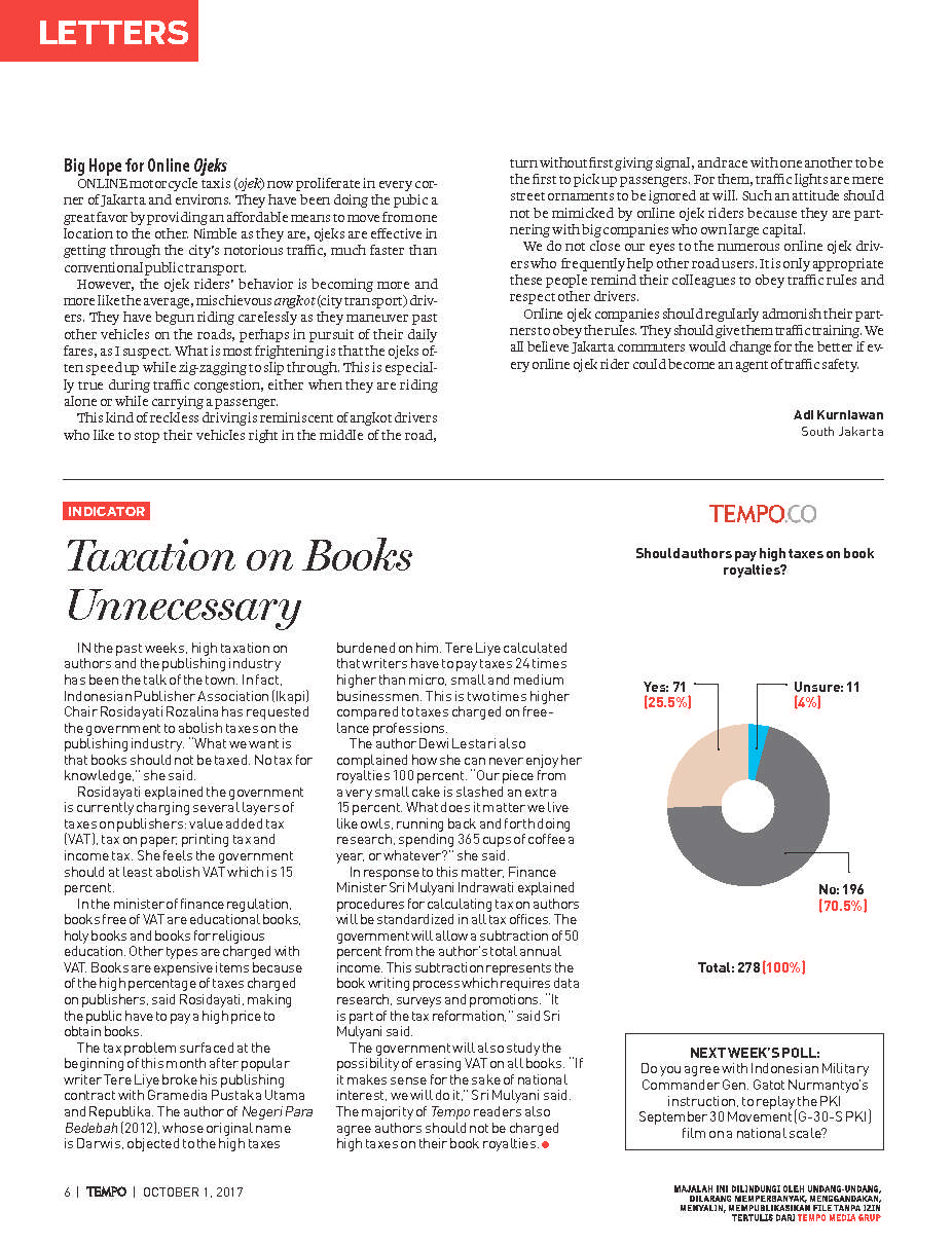 TEMPO ENGLISH Magazine ED 1566 25–01 October 2017 