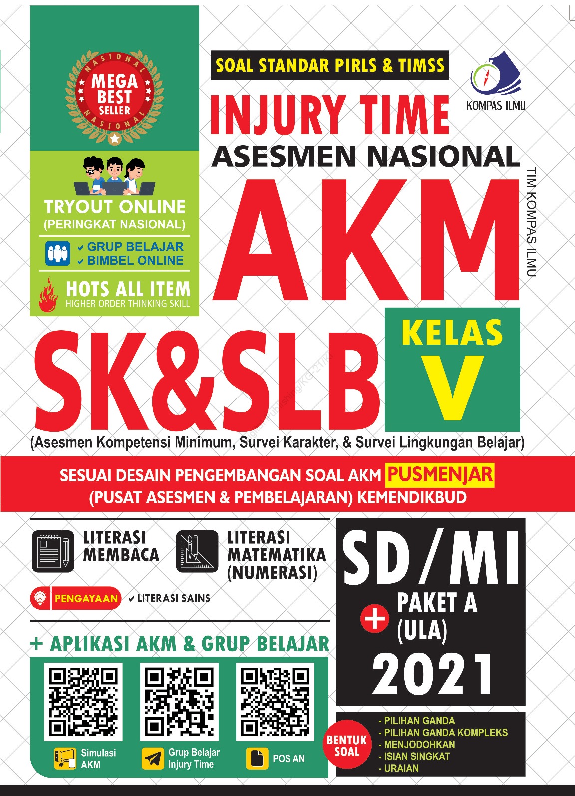 Jual Buku Injury Time Asesmen Nasional Akm Sk Slb Sd Mi Paket A Ula 2021 Oleh Tim Kompas Ilmu Gramedia Digital Indonesia
