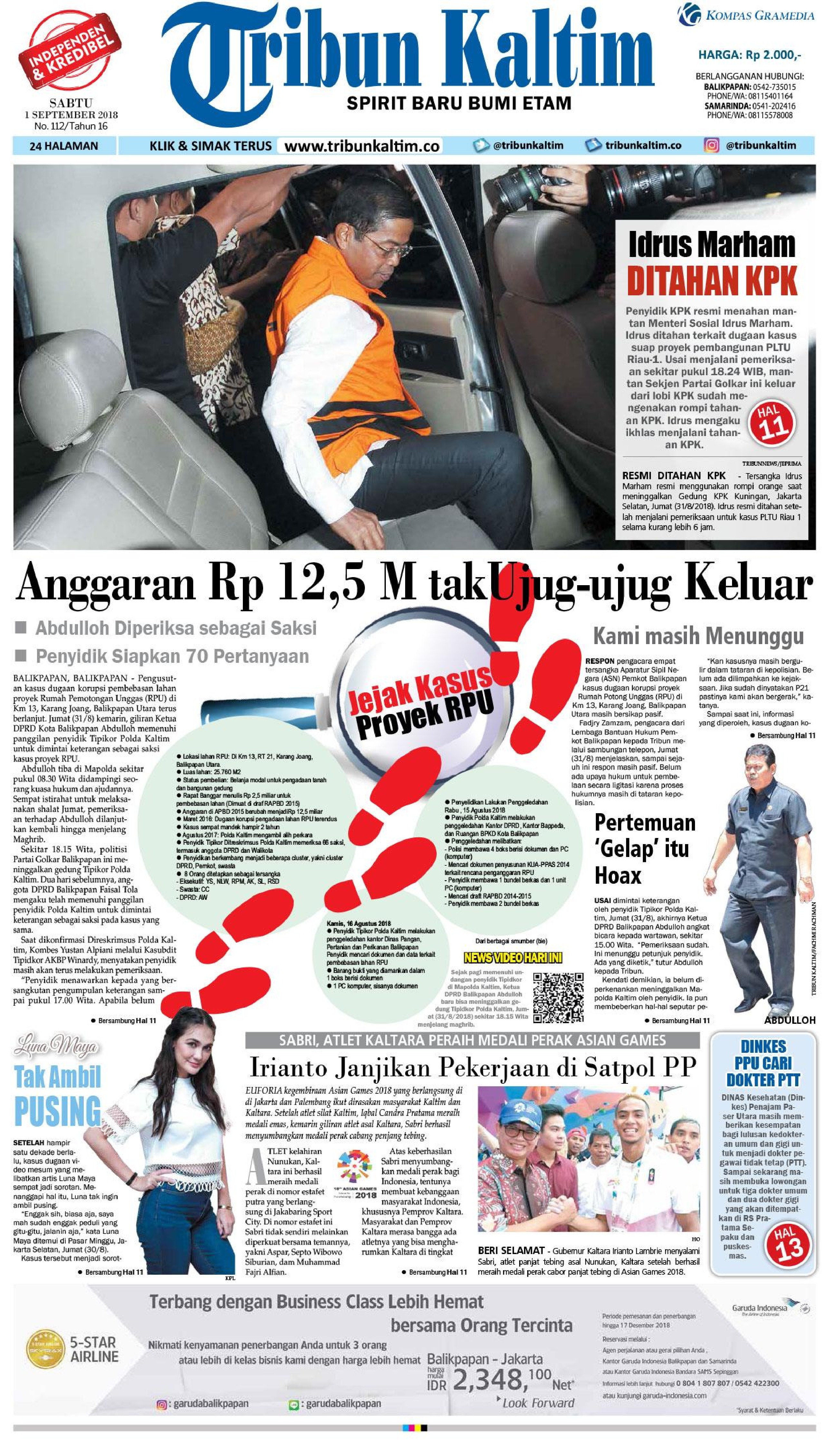 Tribun Kaltim Newspaper 01 September 2018 Gramedia Digital Tribun Kaltim Newspaper 01 September 2018 Gramedia Digital