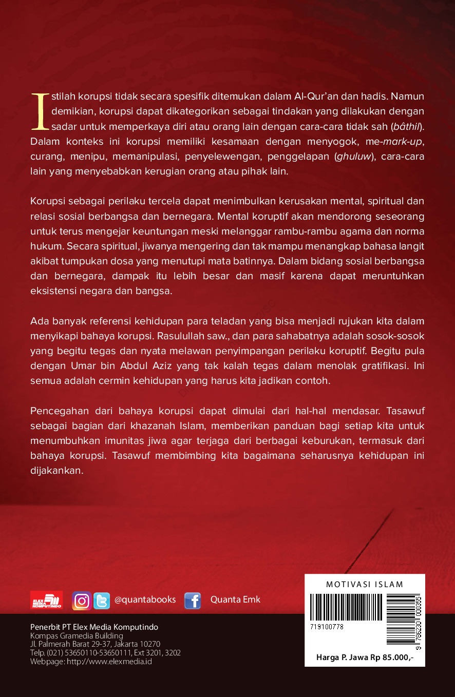 Jual Buku Teologi Korupsi oleh Prof. Dr. H.Nasaruddin Umar, MA 