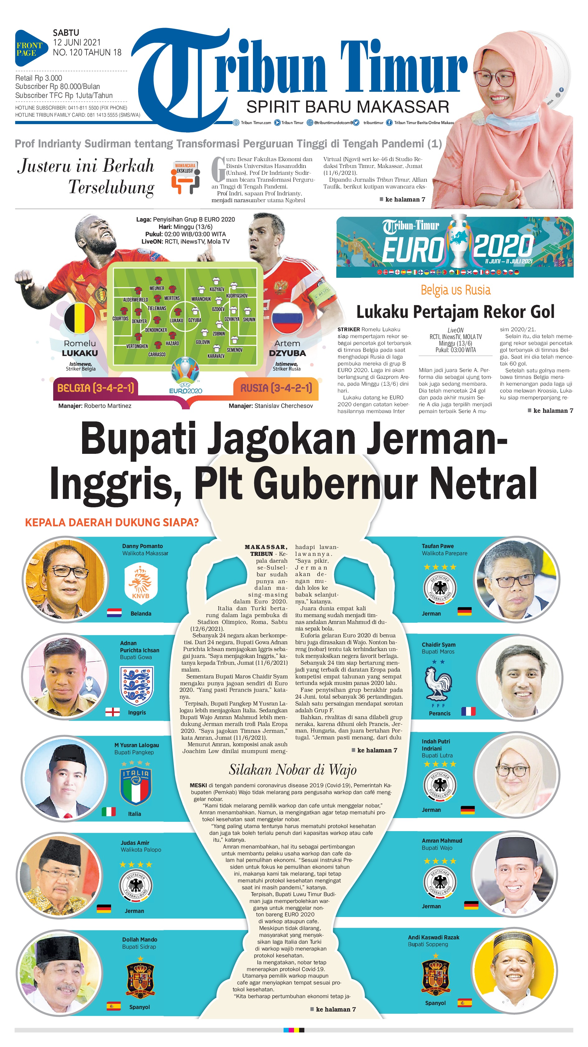 Tribun Timur Newspaper 12 June 21 Gramedia Digital