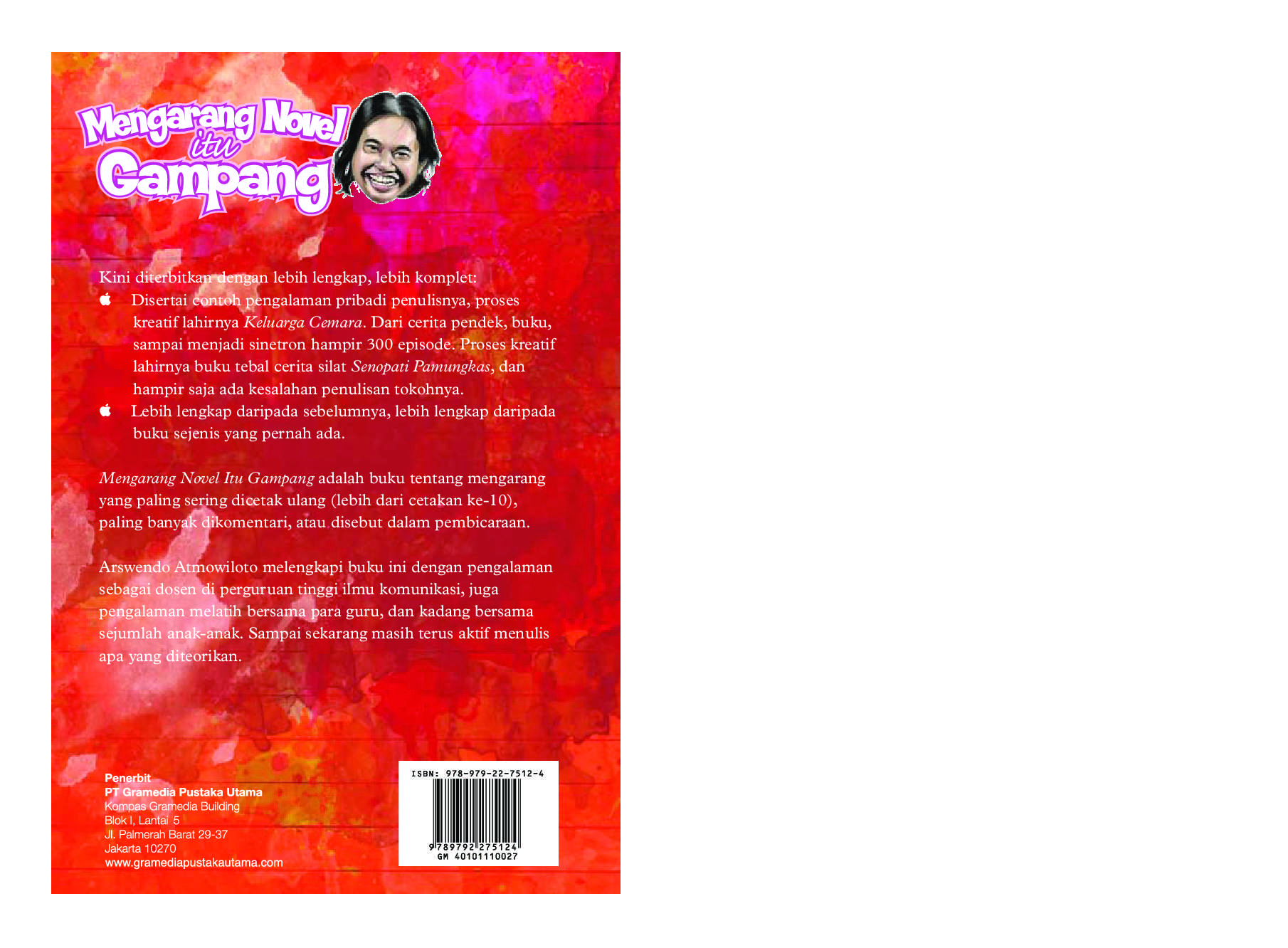Jual Buku Mengarang Novel Itu Gampang oleh Arswendo 