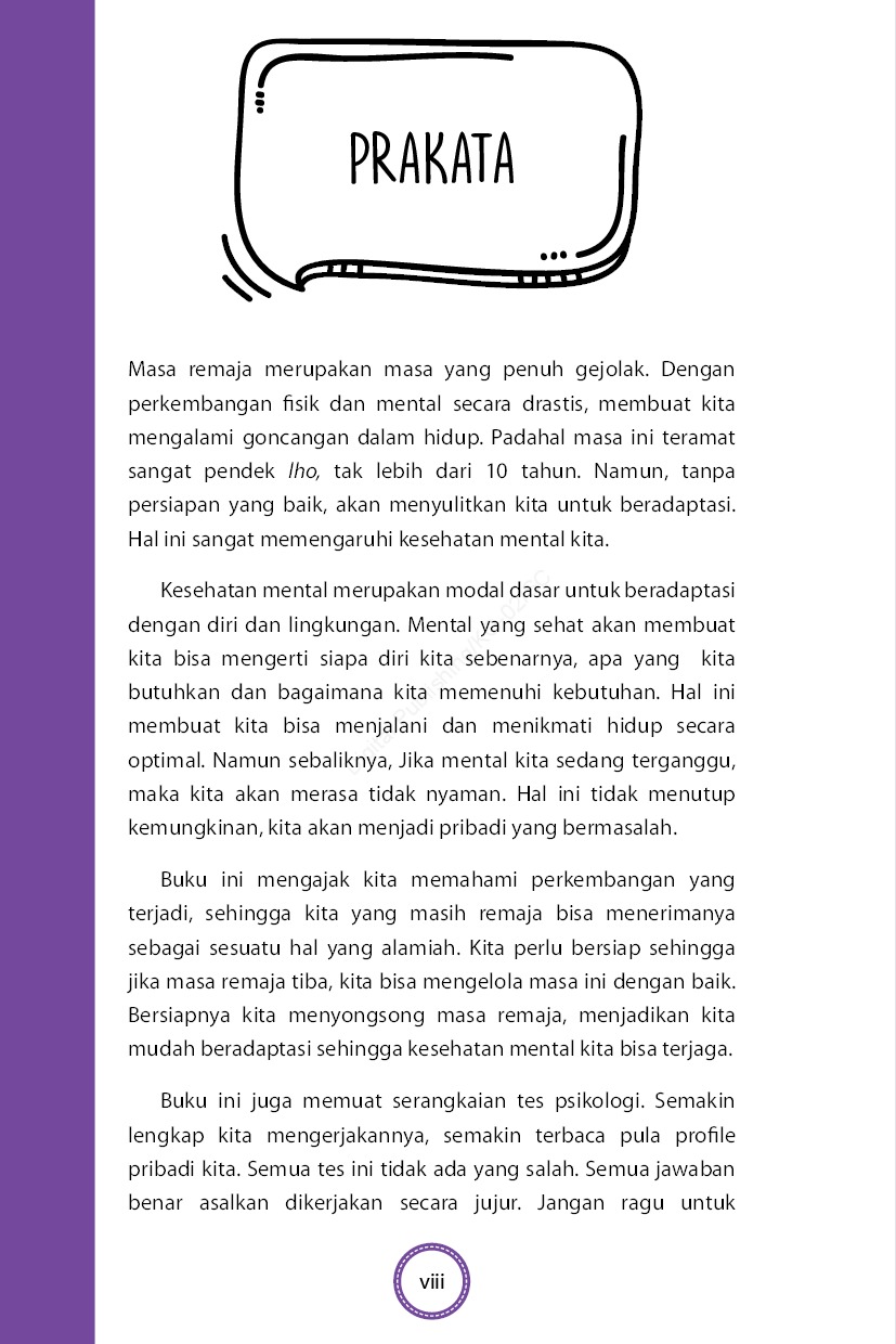Psychological Tests For Teens Check Your Mental Health Book By Nurul Chomaria S Psi Gramedia Digital