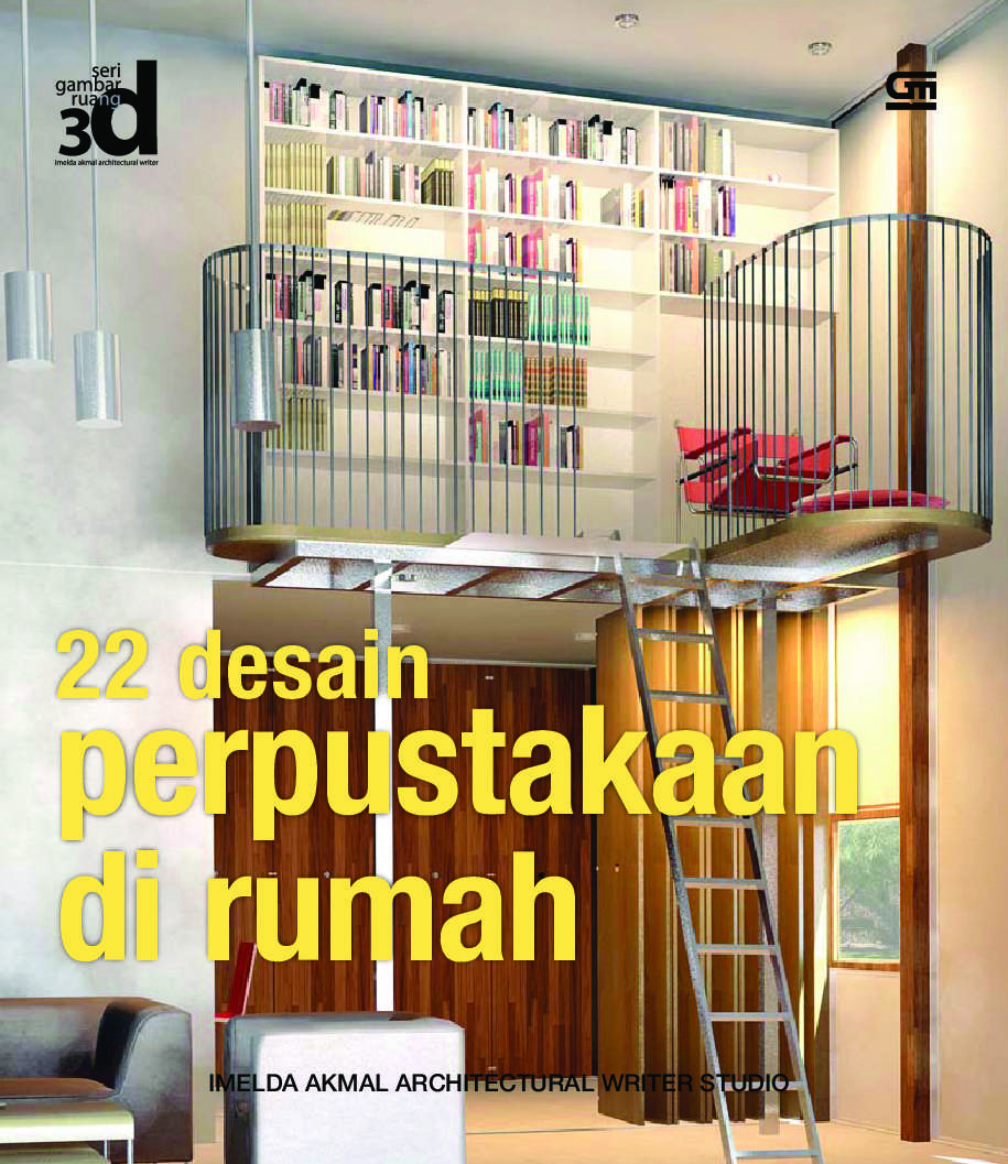 Seri Gambar Ruang 3D 22 Desain Perpustakaan Di Rumah Book By