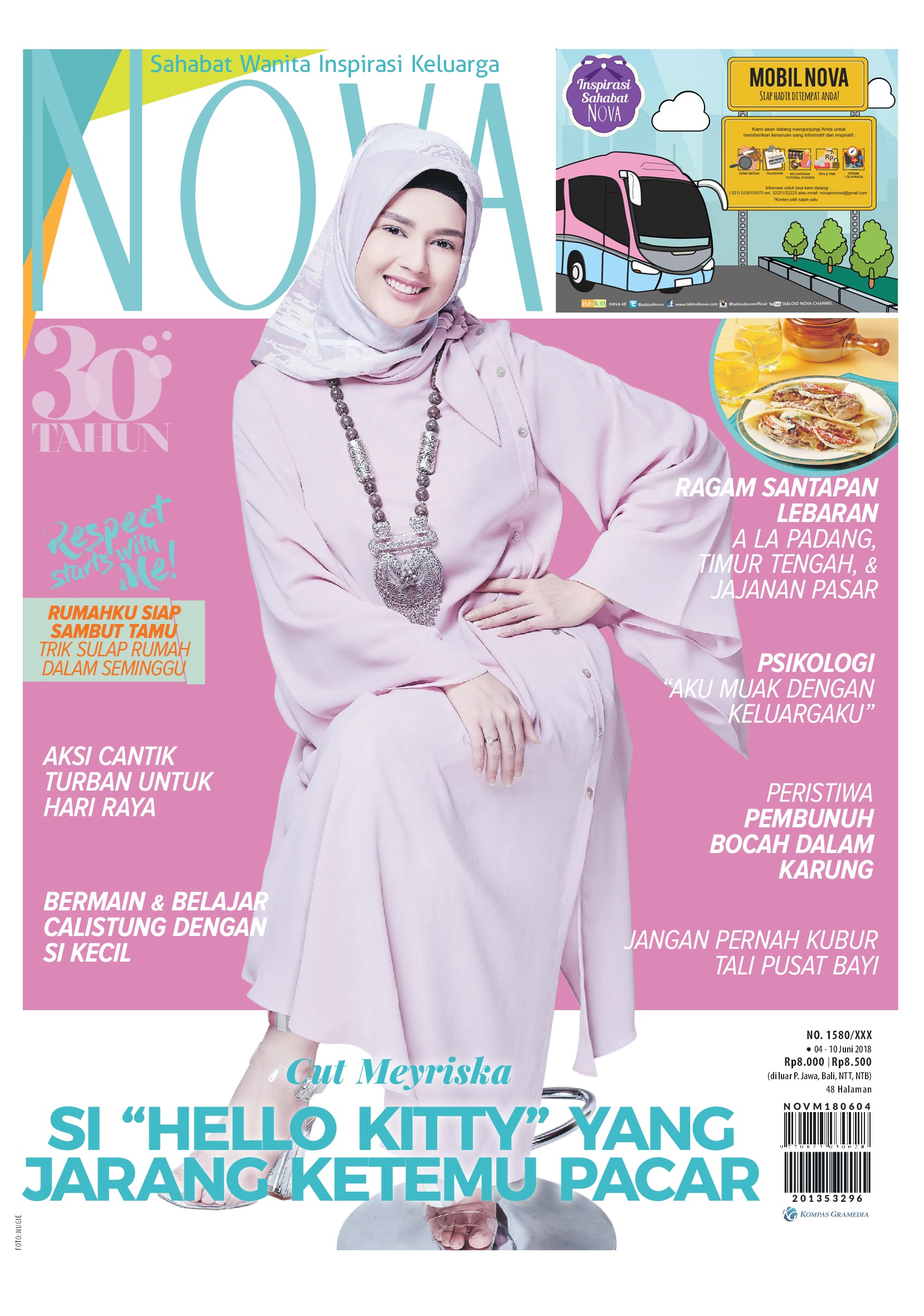 Jual Majalah NOVA ED 1580 Juni 2018