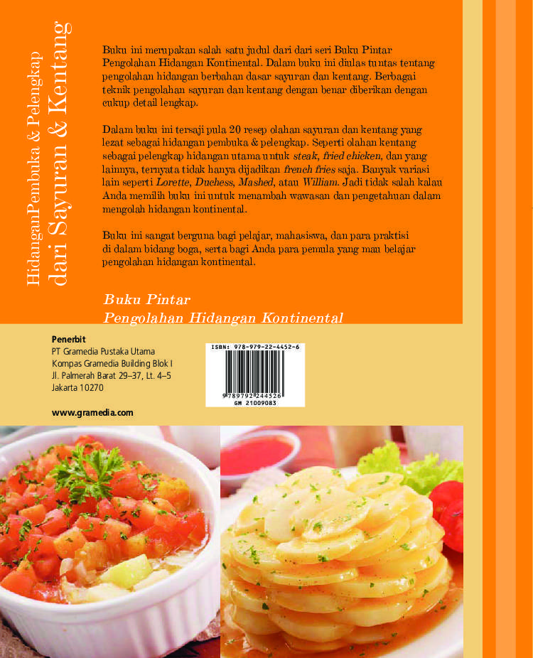 Jual Buku Hidangan Pembuka Pelengkap Sayuran Kentang Oleh Guspri Devi Artanti Cucu Cahyana Gramedia Digital Indonesia