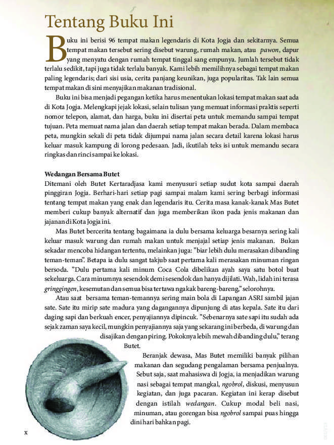 Monggo Mampir Mengudap Rasa Secara Jogja Book By Syafaruddin Murbawono Gramedia Digital