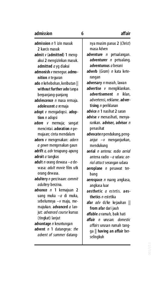 Kamus Saku Inggris Indonesia - Indonesia Inggris Book by 