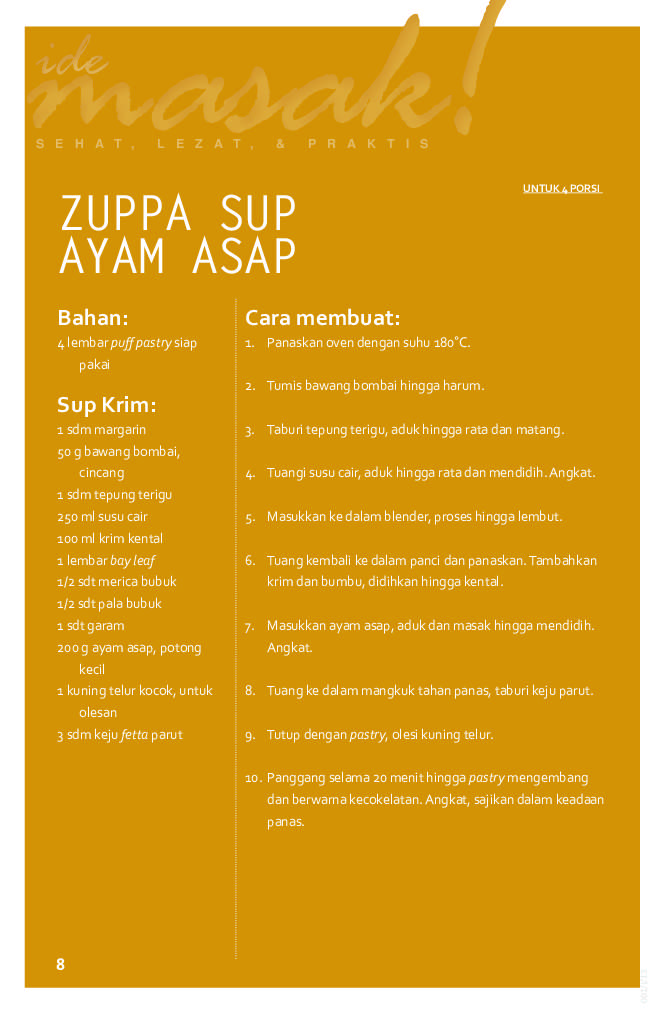 Jual Buku Resep Zuppa Sup Ala Cafe Oleh Ide Masak Gramedia