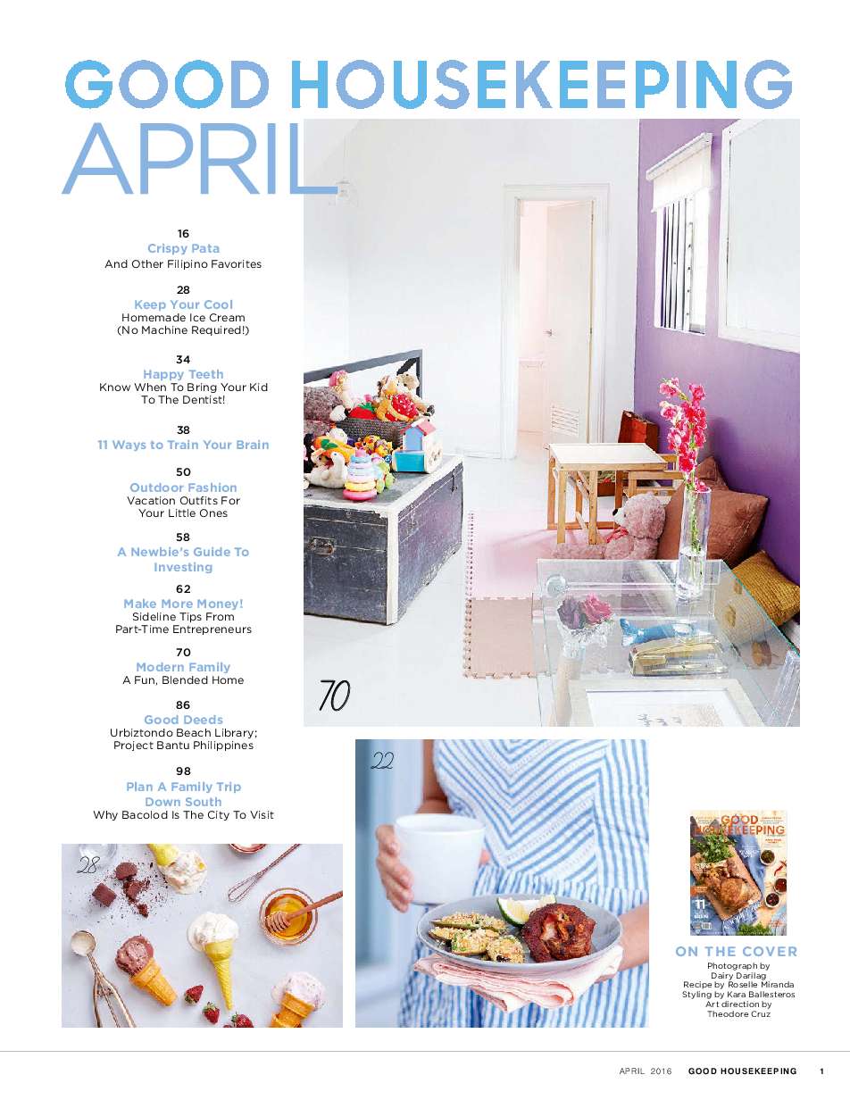 Good Housekeeping Philippines Magazine April 2016 Gramedia Digital