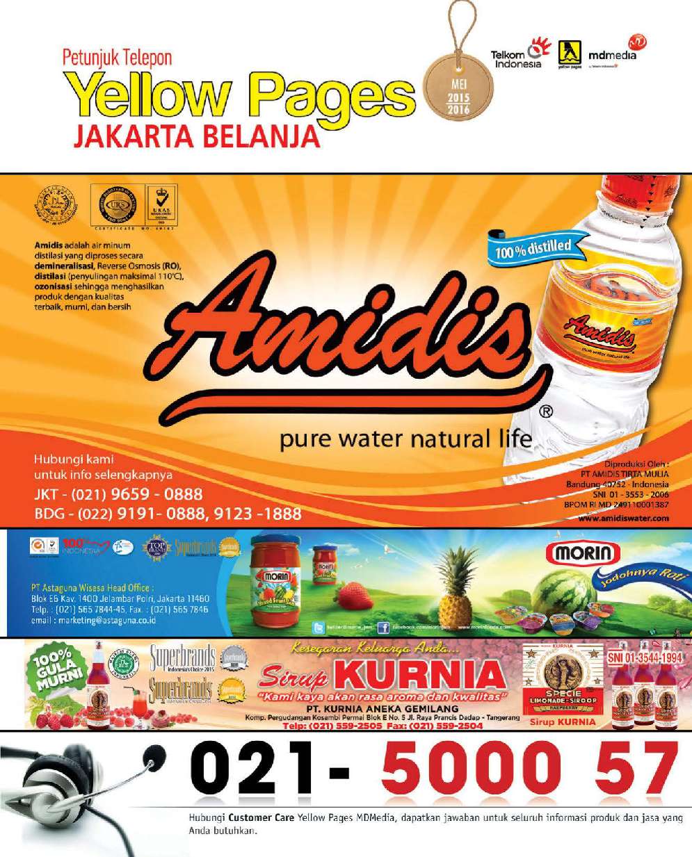 Majalah Yellow Pages Jakarta Belanja 