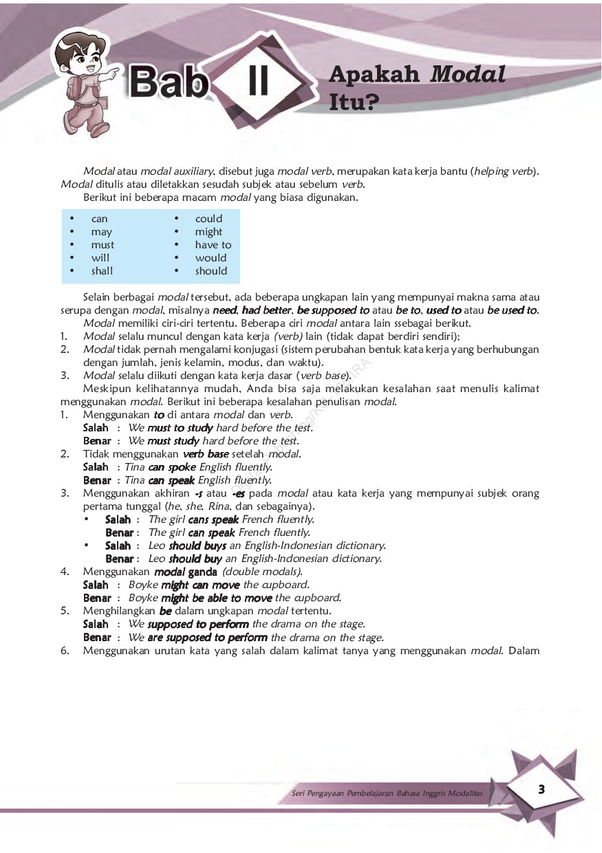 Bahasa inggris menghilangkan