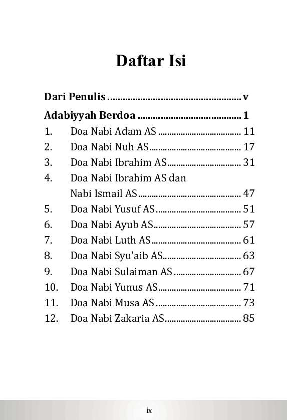 Doa nabi yusof t