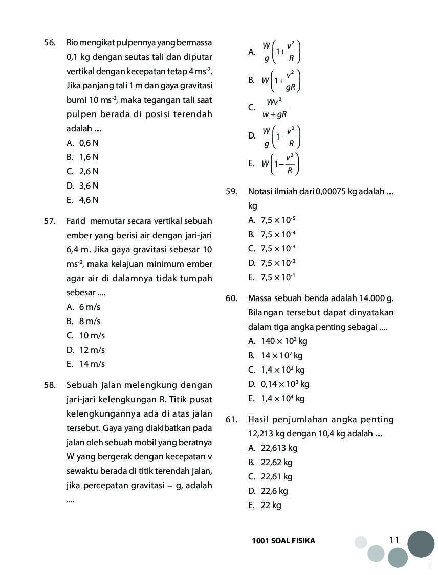 kelas fisika sma 10 soal Soal SMA XI, XII Kelas Lengkap by Fisika Gudang Book X,