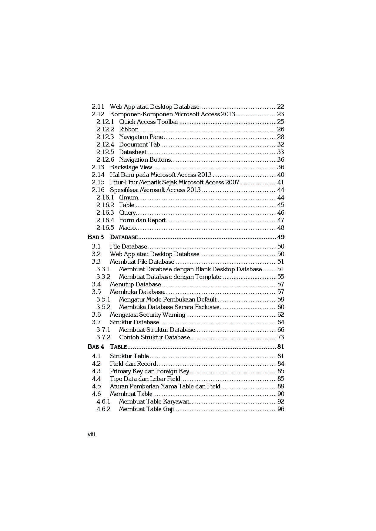 Jual Buku Panduan Lengkap MS Access 2013 oleh Haer Talib 