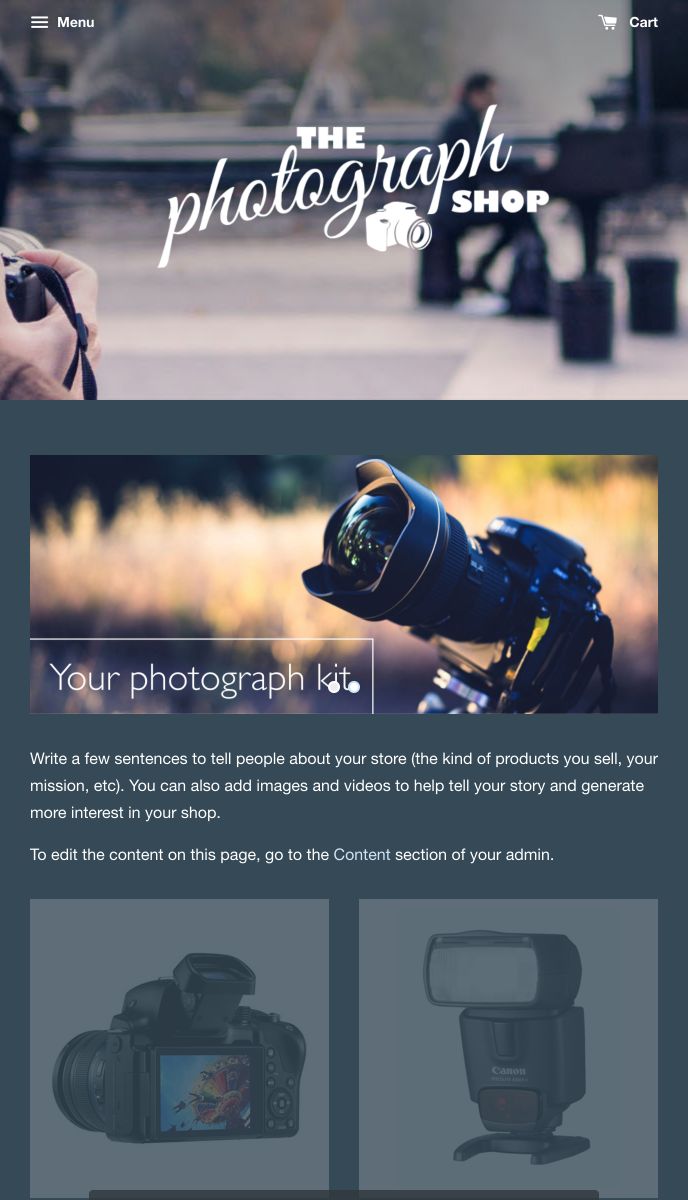EasyStore theme | Aperture