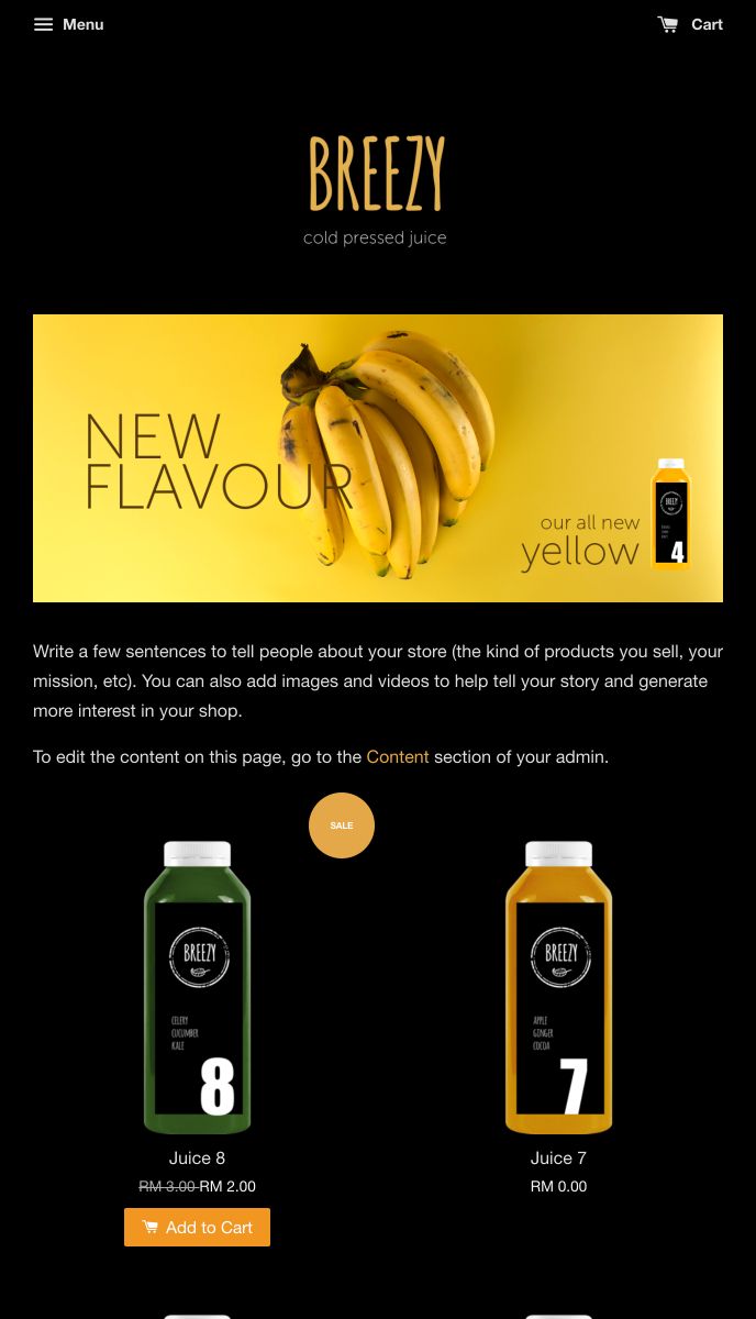 Breezy | EasyStore themes