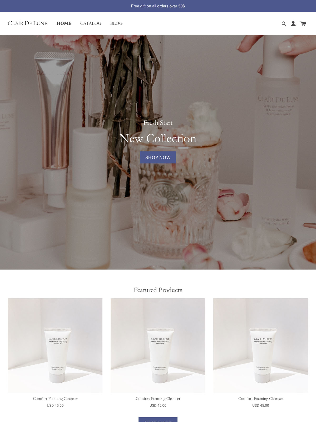 EasyStore theme | Clair De Lune