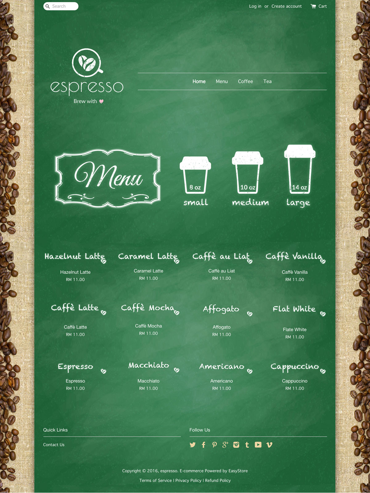Espresso | EasyStore themes