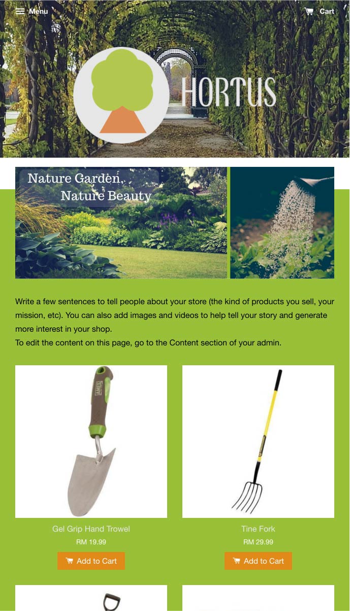 Hortus | EasyStore themes