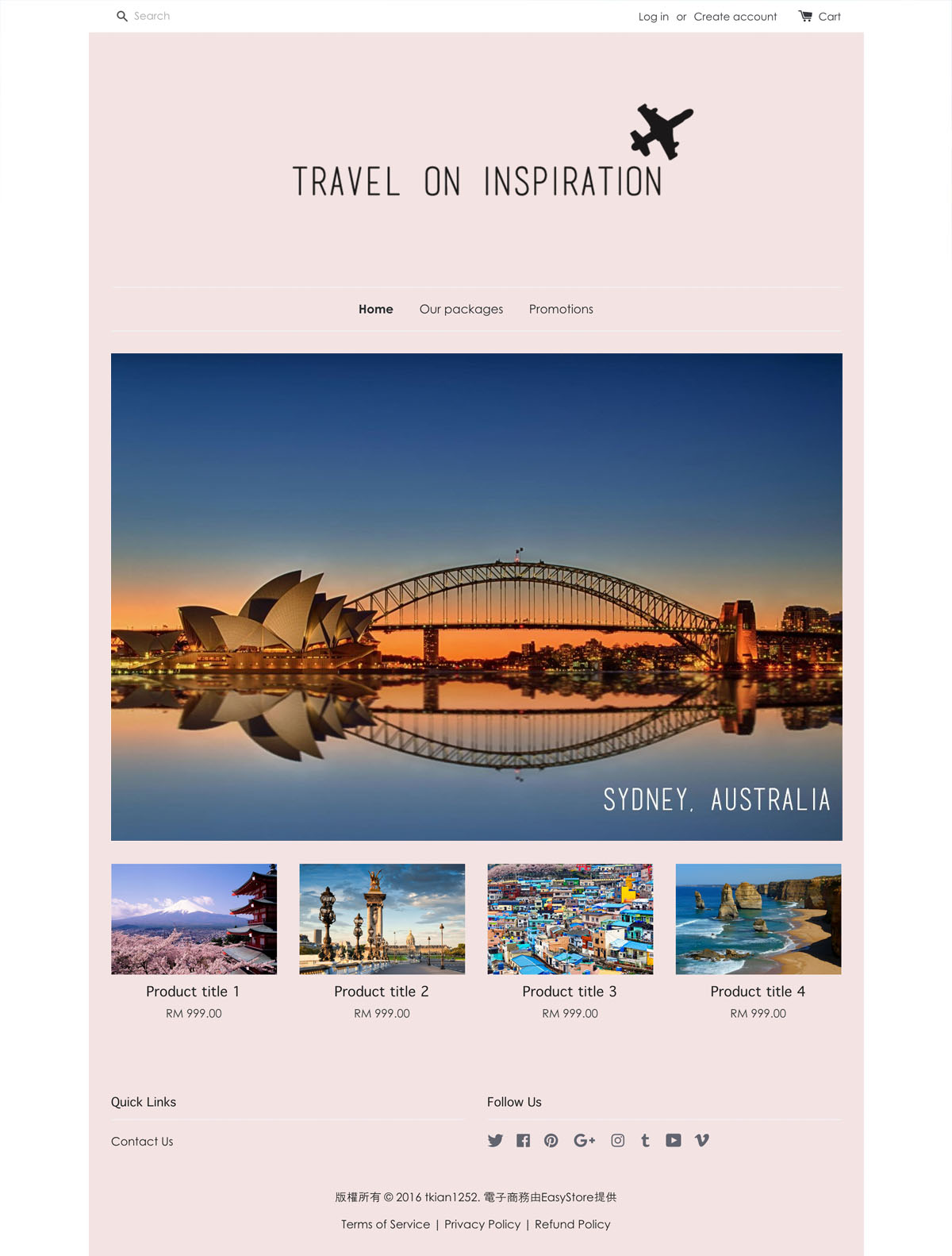 EasyStore theme | Inspiration