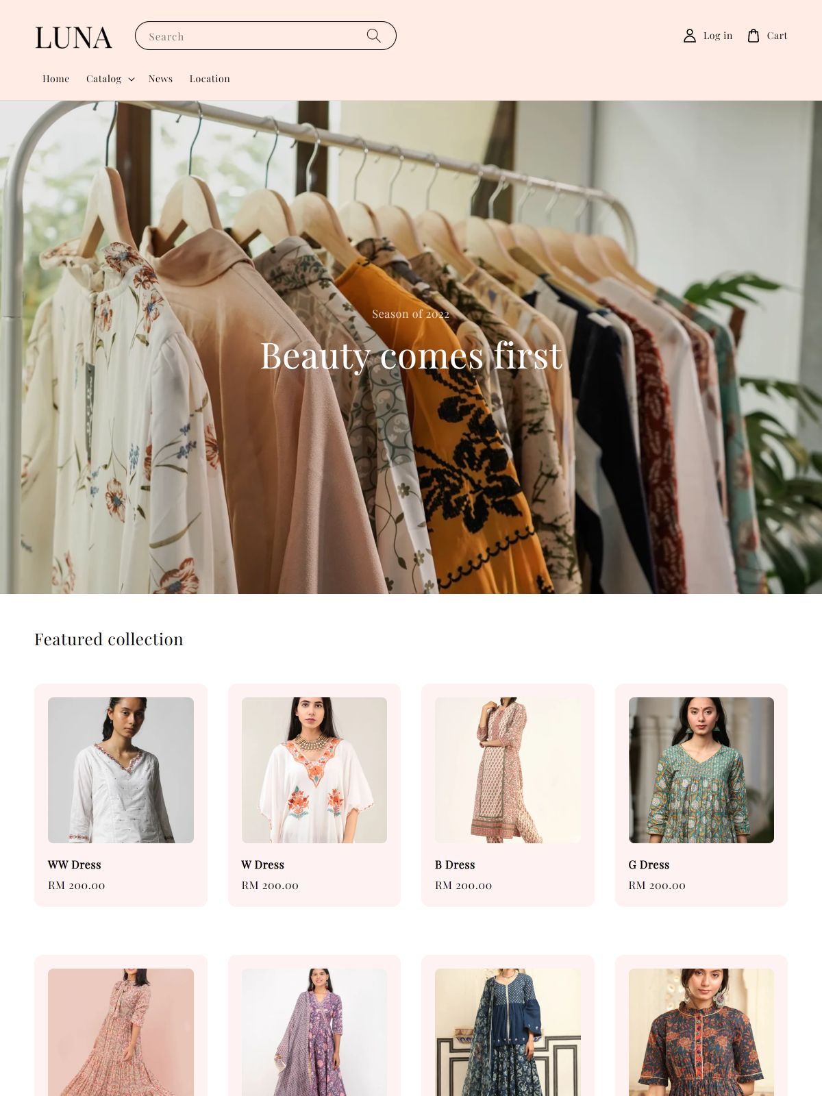 Luna | EasyStore themes