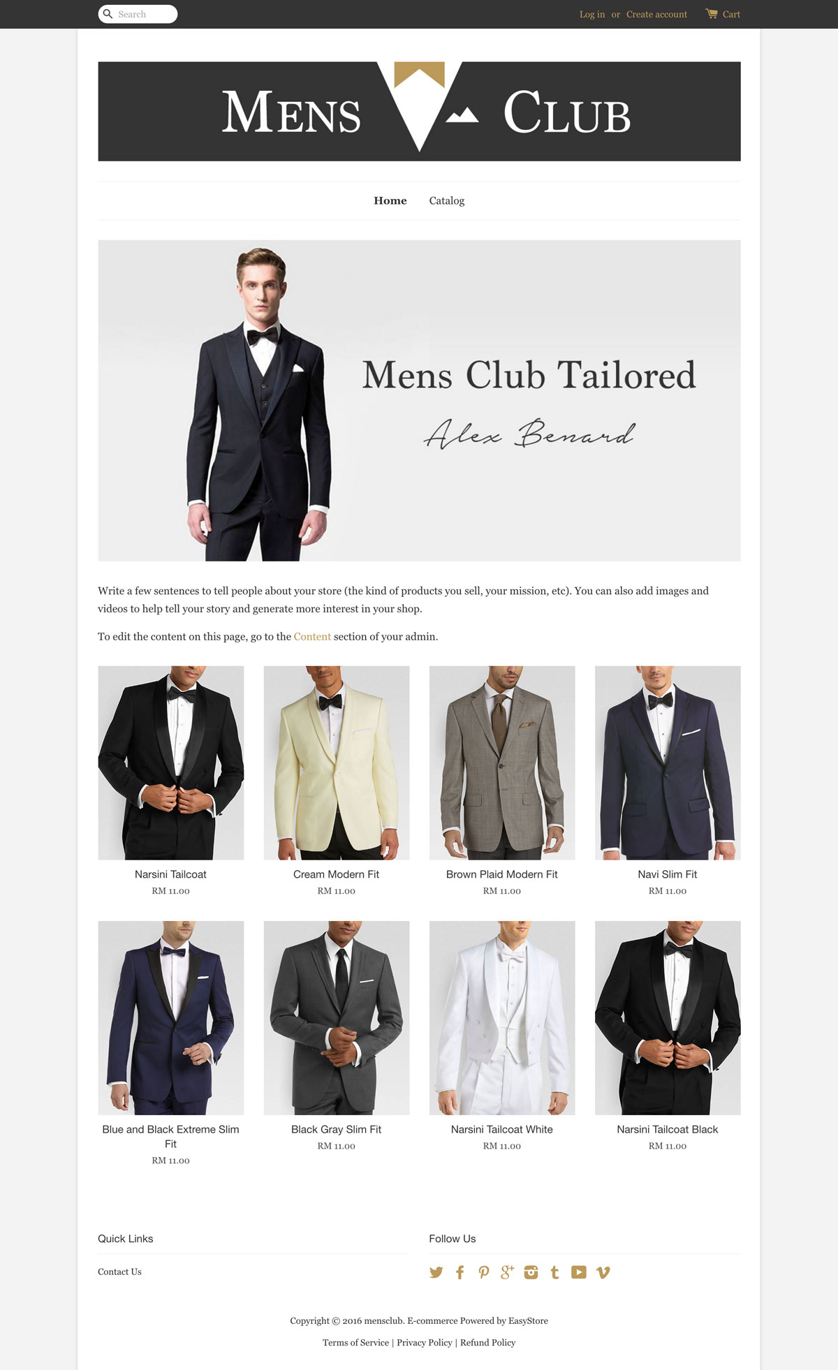 MensClub | EasyStore themes