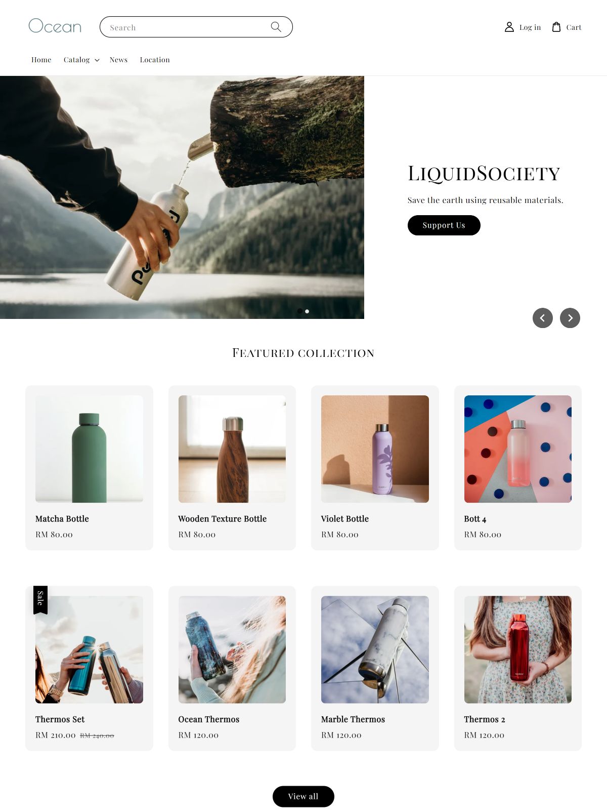 Ocean | EasyStore themes