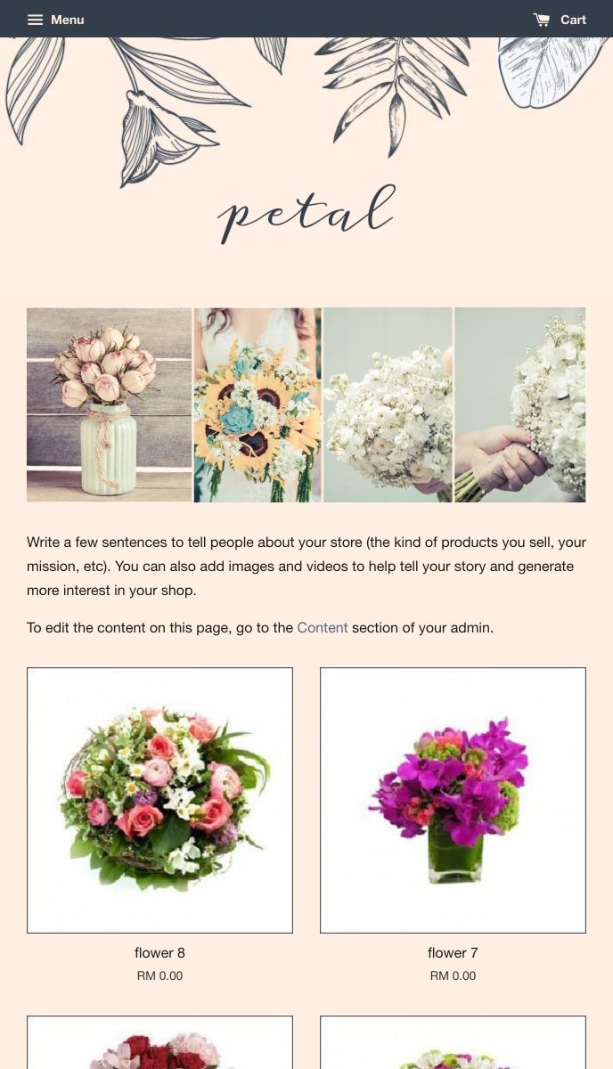 EasyStore theme | Petal