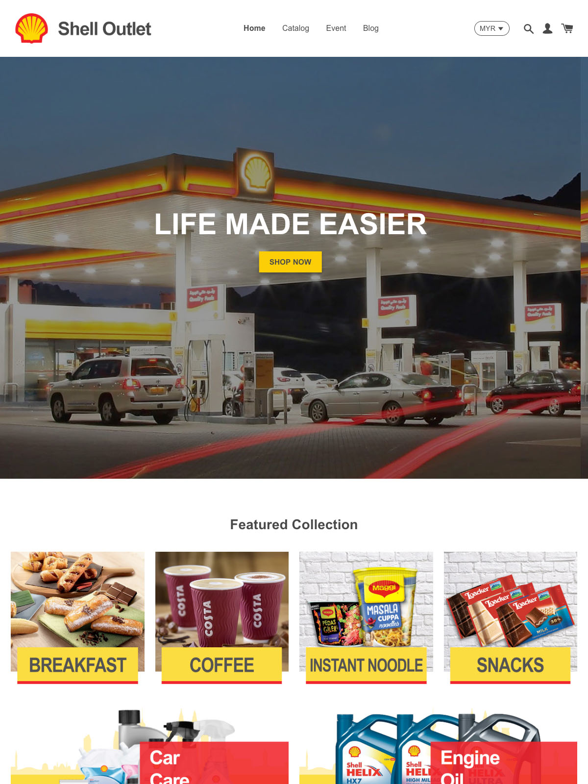 EasyStore theme | Shell