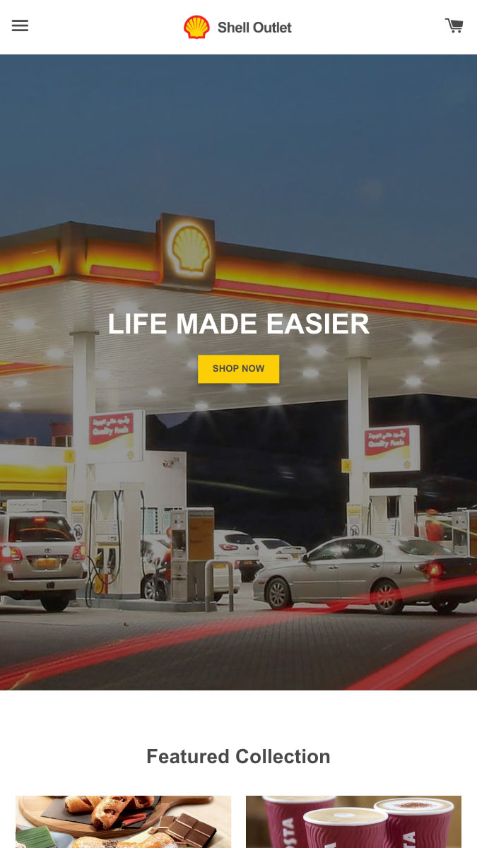 EasyStore theme | Shell