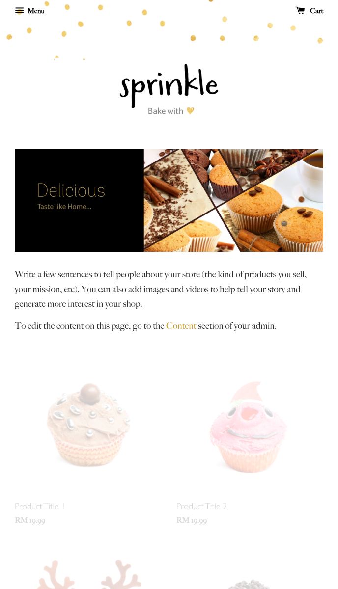 EasyStore theme | Sprinkle