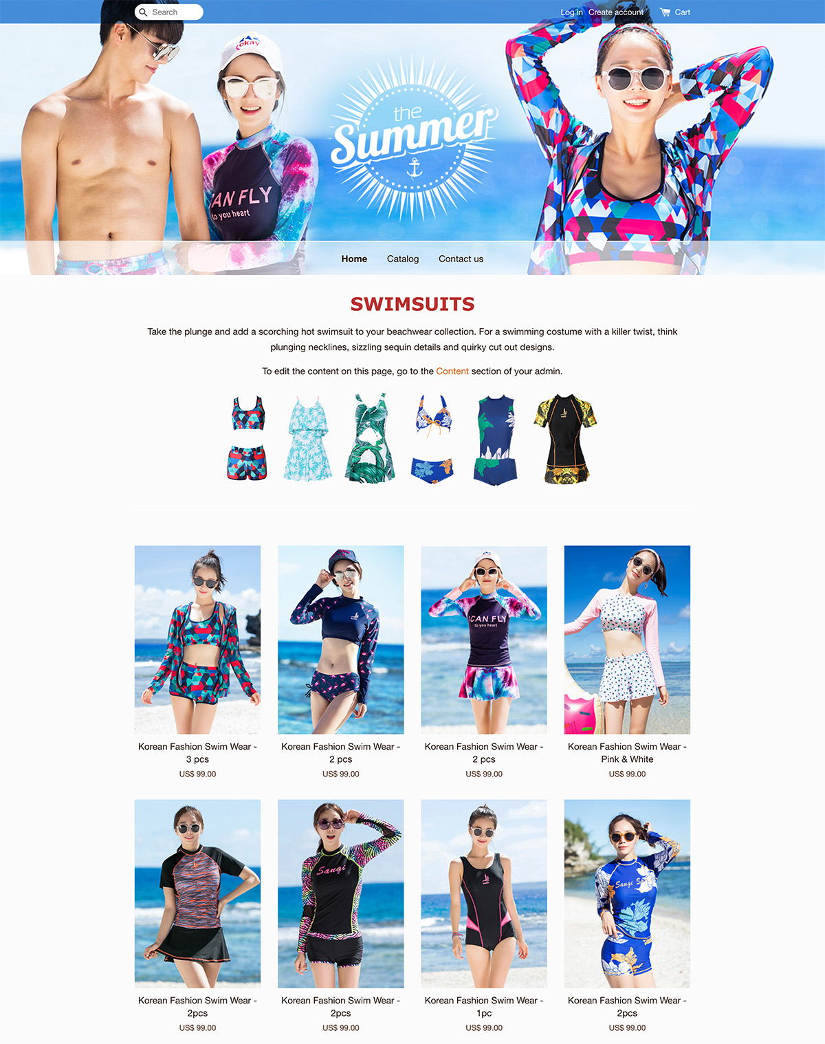 The Summer | EasyStore themes