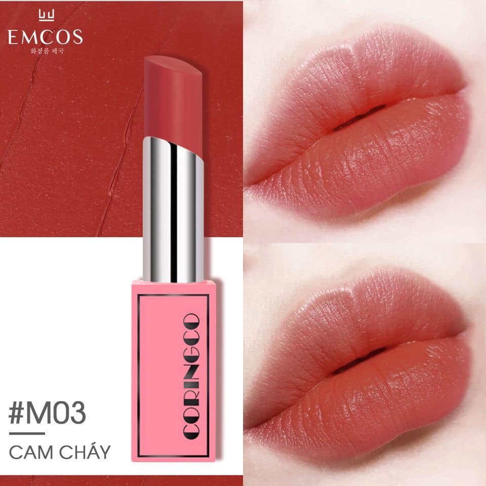 Coringco Son lì Cherry Chu Bonny Lipstick Matt Coringco Son lì Cherry Chu Bonny Lipstick Matt