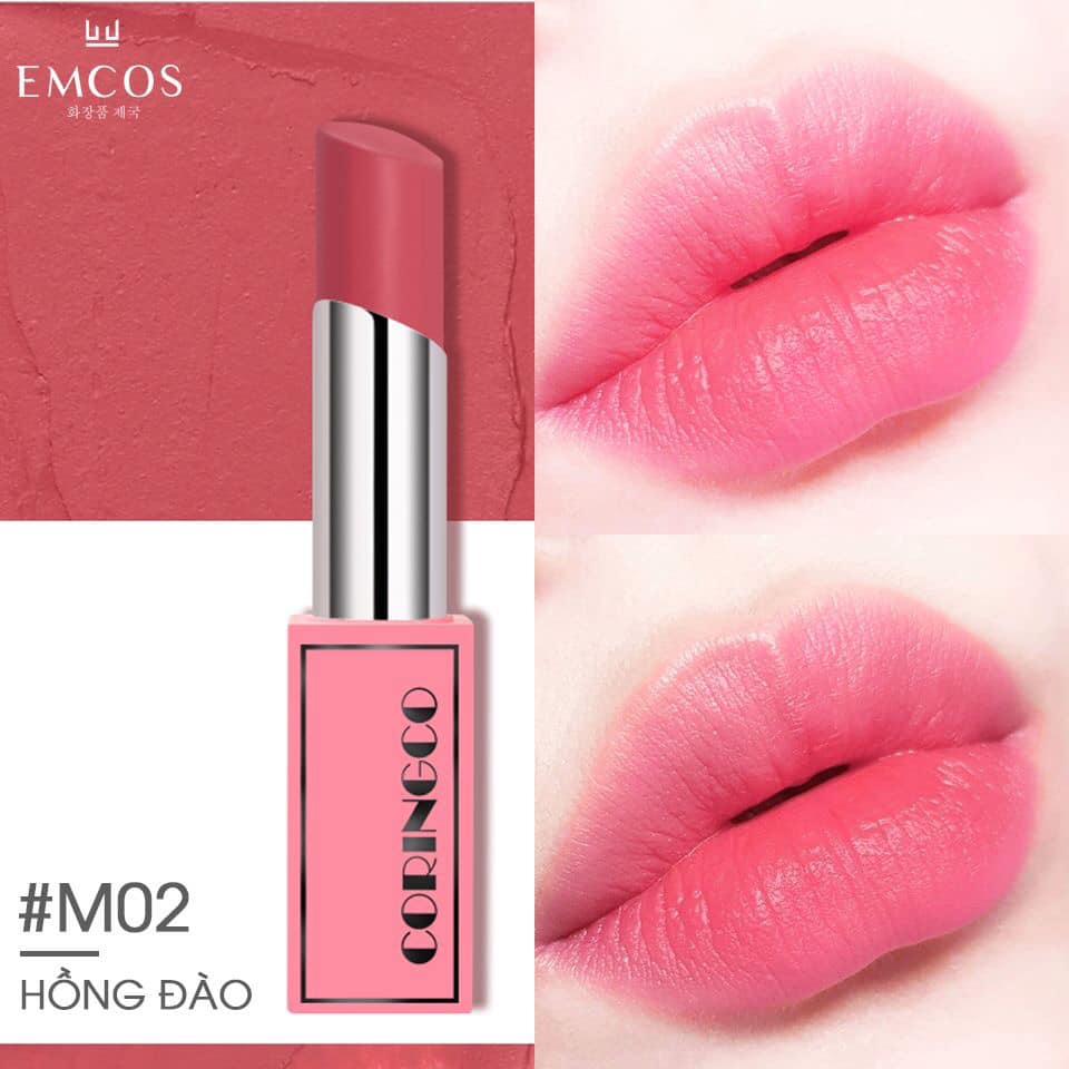 Coringco Son lì Cherry Chu Bonny Lipstick Matt Coringco Son lì Cherry Chu Bonny Lipstick Matt