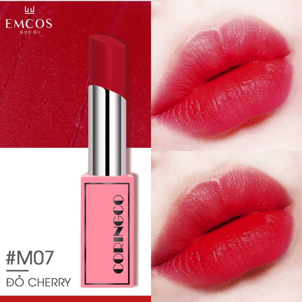 Coringco Son lì Cherry Chu Bonny Lipstick Matt Coringco Son lì Cherry Chu Bonny Lipstick Matt