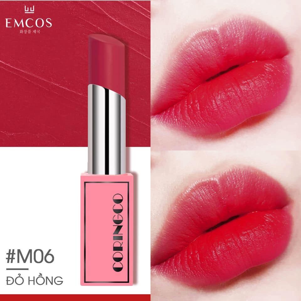 Coringco Son lì Cherry Chu Bonny Lipstick Matt Coringco Son lì Cherry Chu Bonny Lipstick Matt