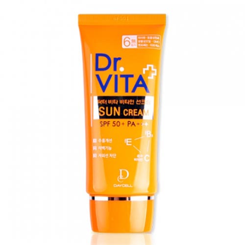 Daycell Kem chống nắng cấp vitamin Dr. Vita Suncream SPF 50+ PA+++ 50g Daycell Kem chống nắng cấp vitamin Dr. Vita Suncream SPF 50+ PA+++ 50g