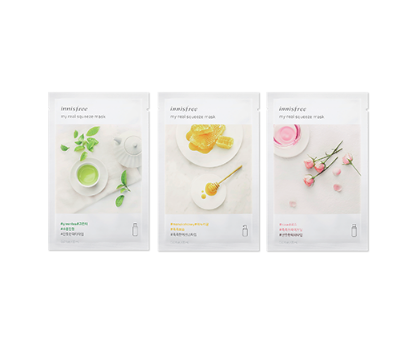 Innisfree Mặt nạ My Real Squeeze Mask 20ml x 10p Innisfree Mặt nạ My Real Squeeze Mask 20ml x 10p