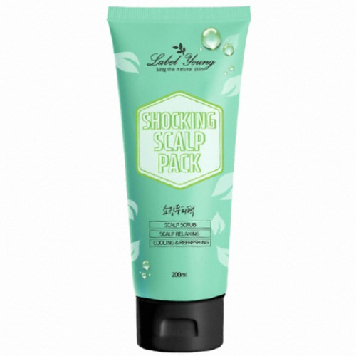 Label Young Trị gàu Shocking Scalp Pack 200ml Label Young Trị gàu Shocking Scalp Pack 200ml