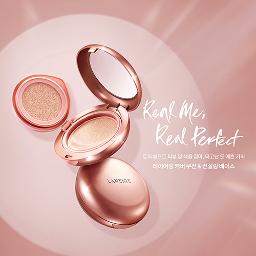 Laneige Phấn nước Layering Cover Cushion 14g + 2.5g Laneige Phấn nước Layering Cover Cushion 14g + 2.5g
