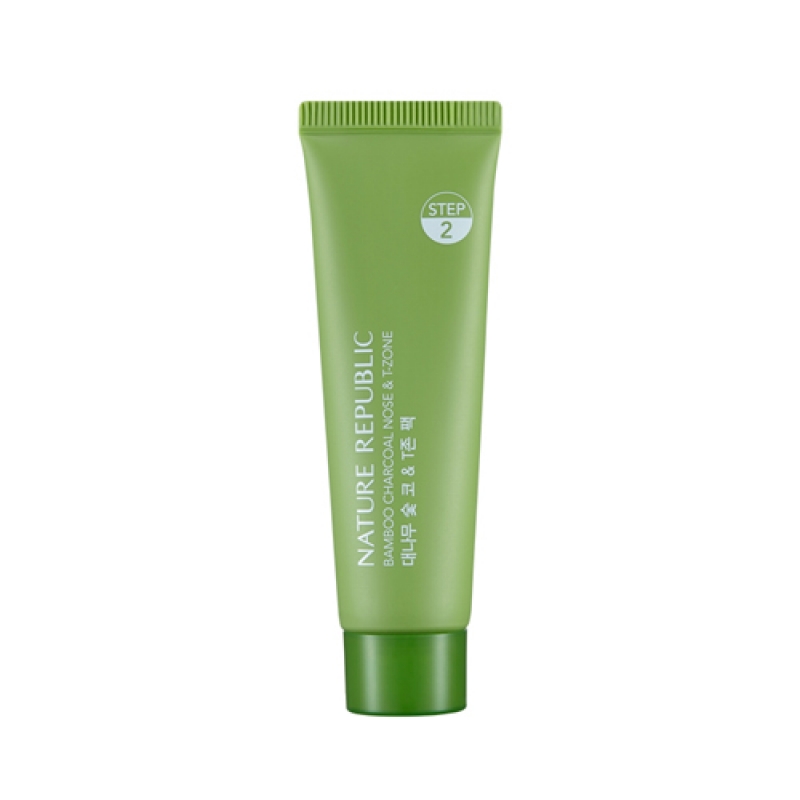 Nature Republic Lột mụn than tre Bamboo Charcoal Nose & T-zone Pack 33ml + 25ml Nature Republic Lột mụn than tre Bamboo Charcoal Nose & T-zone Pack 33ml + 25ml