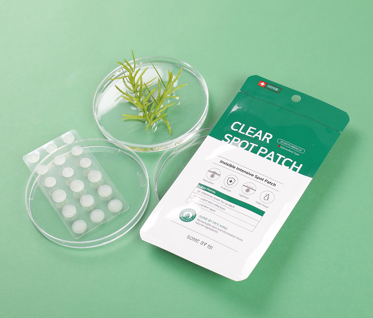 Some By Mi Miếng dán trị mụn Clear Spot Patch 9p + 9p Some By Mi Miếng dán trị mụn Clear Spot Patch 9p + 9p