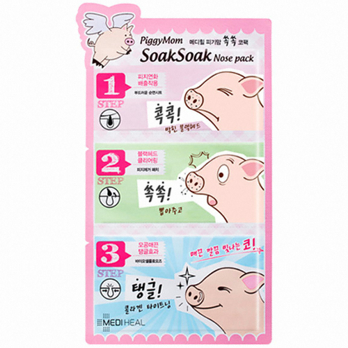 Mediheal Dán lột mụn PiggyMom Soak Soak Nose Pack 10p Mediheal Dán lột mụn PiggyMom Soak Soak Nose Pack 10p
